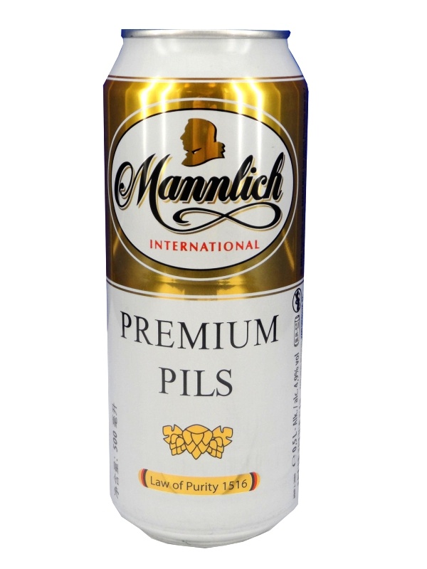 Пиво светлое фильтрованное Манлих Интернешнл Премиум Писл / Mannlich Premium Pils