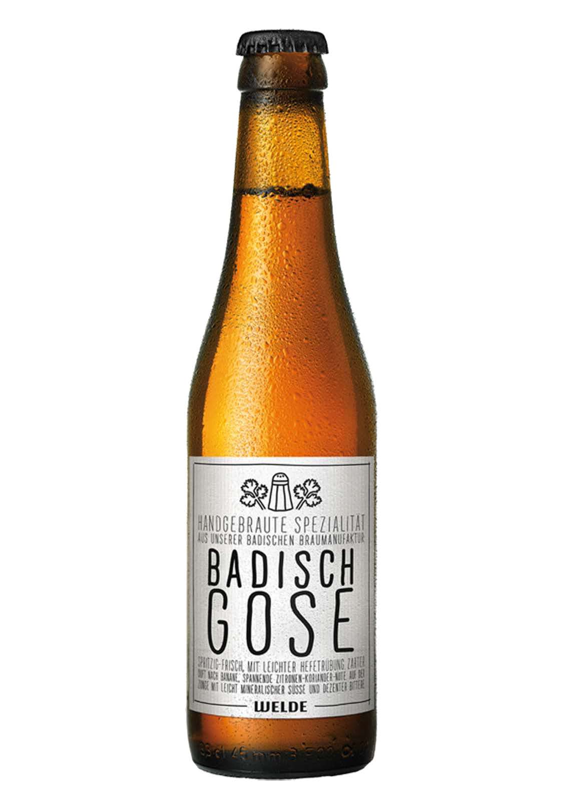 Пиво светлое нефильтрованное Вельде Крафт Бадиш Госе / Welde Badisch Gose 0.33