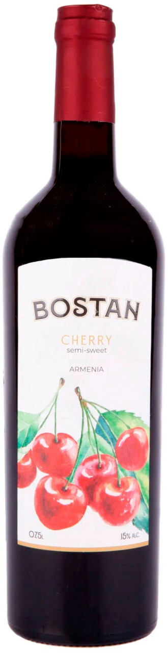 Вино вишневое полусладкое Бостан Вишня / Bostan Cherry