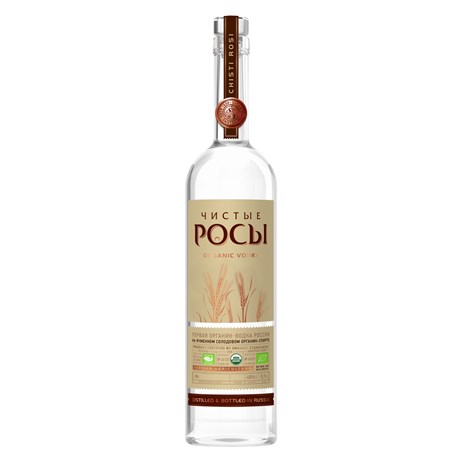 Водка Чистые Росы из ячменного зерна, 0,7 л