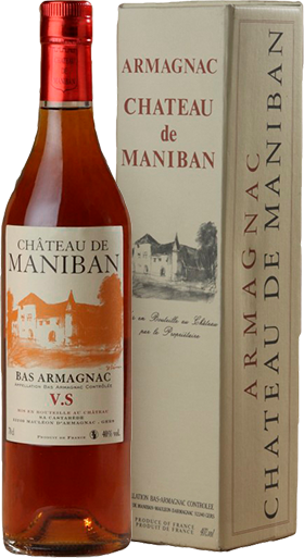 Арманьяк Шато де Манибан Баз Арманьяк VS / Armagnac Chateau de Maniban Bas Armagnac VS