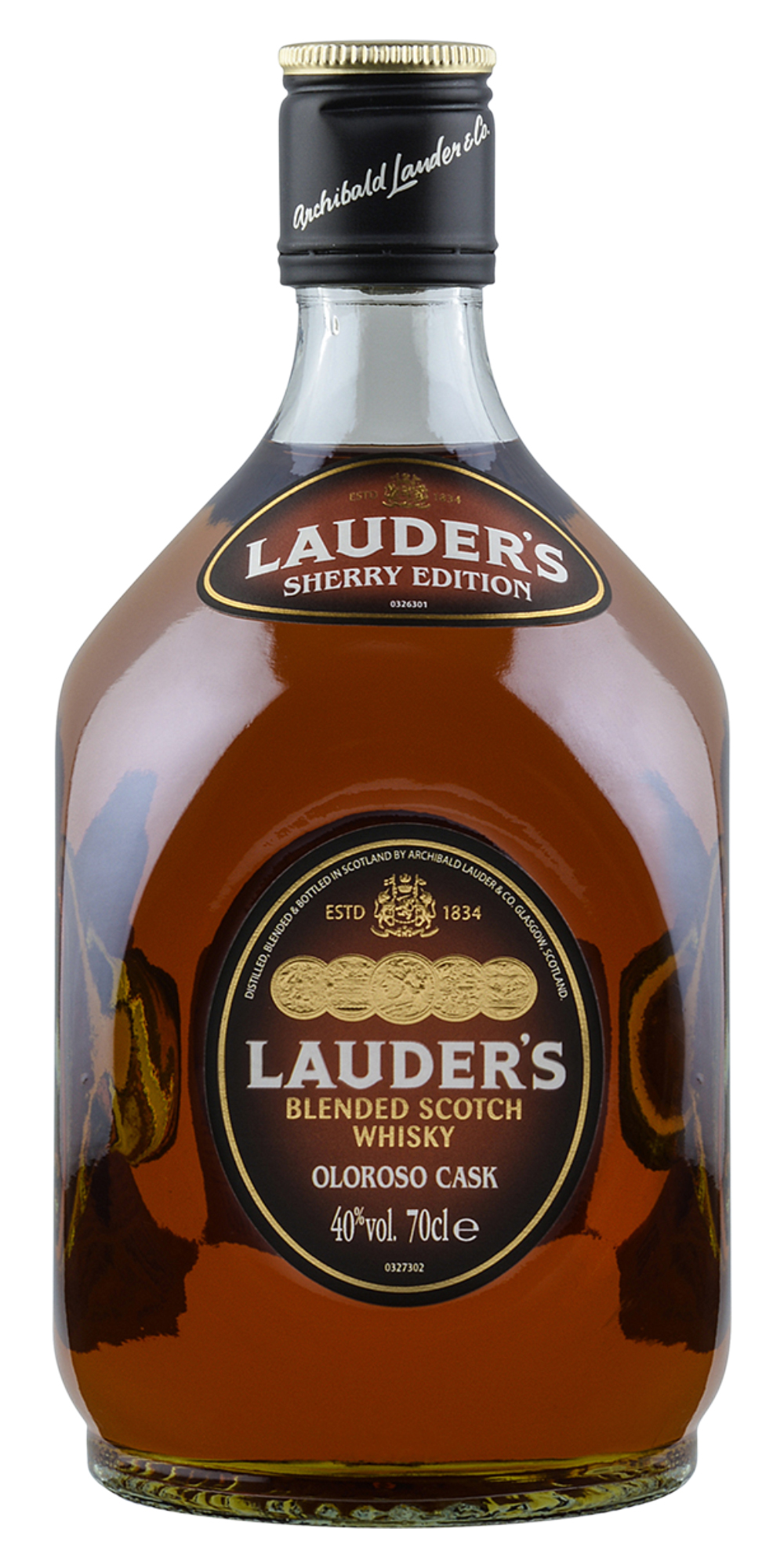 Виски Лаудер'с Олоросо Каск Шерри Эдишен / Lauder's Oloroso Cask Sherry Edition - подробнее Виски Лаудер'с Олоросо Каск Шерри Эдишен / Lauder's Oloroso Cask Sherry Edition