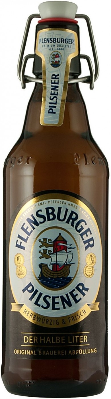 Пиво светлое фильтрованное Фленсбургер Пилснер / Flensburger Pilsener
