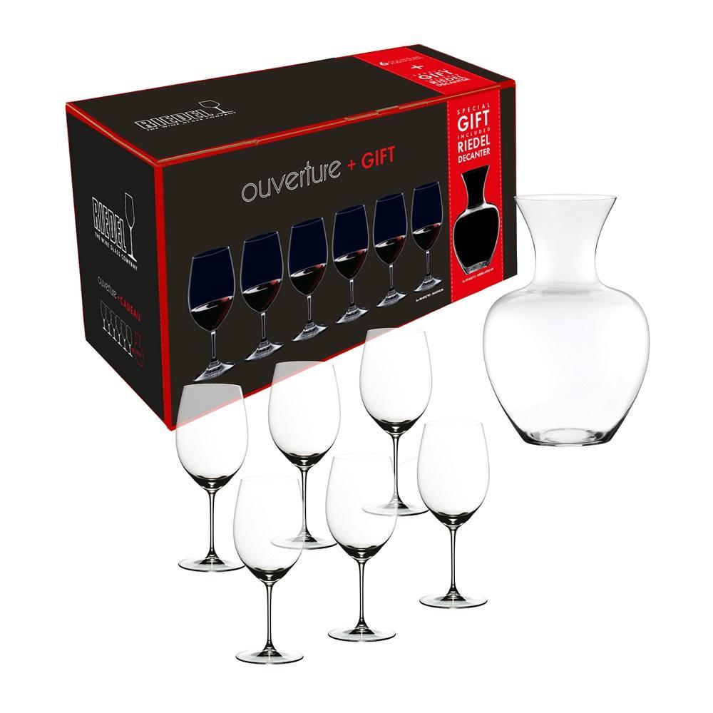 Декантер Apple + набор бокалов Ouverture 6 шт, 5408/35, Riedel - подробнее Декантер Apple + набор бокалов Ouverture 6 шт, 5408/35, Riedel
