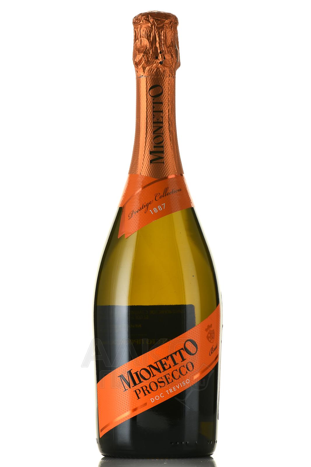 Вино игристое белое Мионетто Просекко Тревизо брют/ Mionetto Prestige Collection Prosecco brut - подробнее Вино игристое белое Мионетто Просекко Тревизо брют/ Mionetto Prestige Collection Prosecco brut