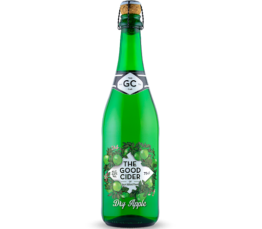 Сидр Гуд Сайдер Сан-Себастьян Зеленое Яблоко 0,75 /  The Good Cider of San Sebastian Apple