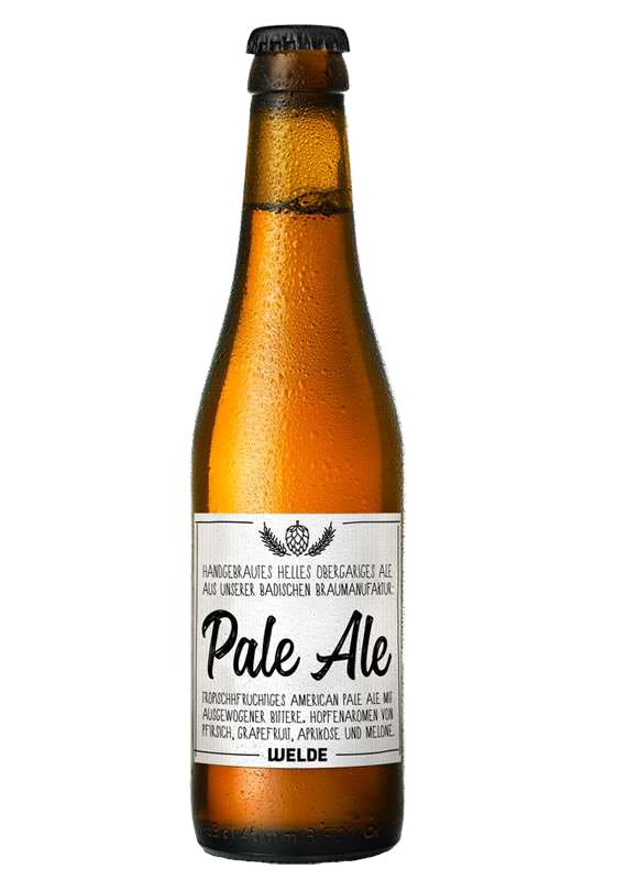 Пиво темное нефильтрованное Вельде Пейл Эль / Welde Pale Ale 0.33