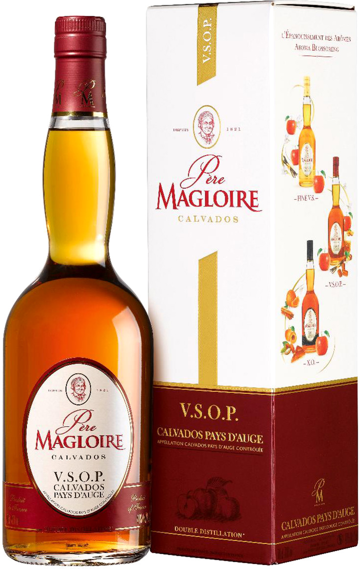 Кальвадос Пэр Маглуар Пэи д'Ож V.S.O.P. п/у и стакан/Pere Magloire Calvados VSOP gift box with glass - подробнее Кальвадос Пэр Маглуар Пэи д'Ож V.S.O.P. п/у и стакан/Pere Magloire Calvados VSOP gift box with glass