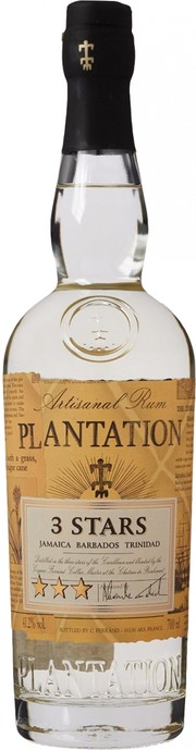 Ром Плантейшн 3 Звезды Белый Невыдержанный / Plantation 3 Stars White Rum