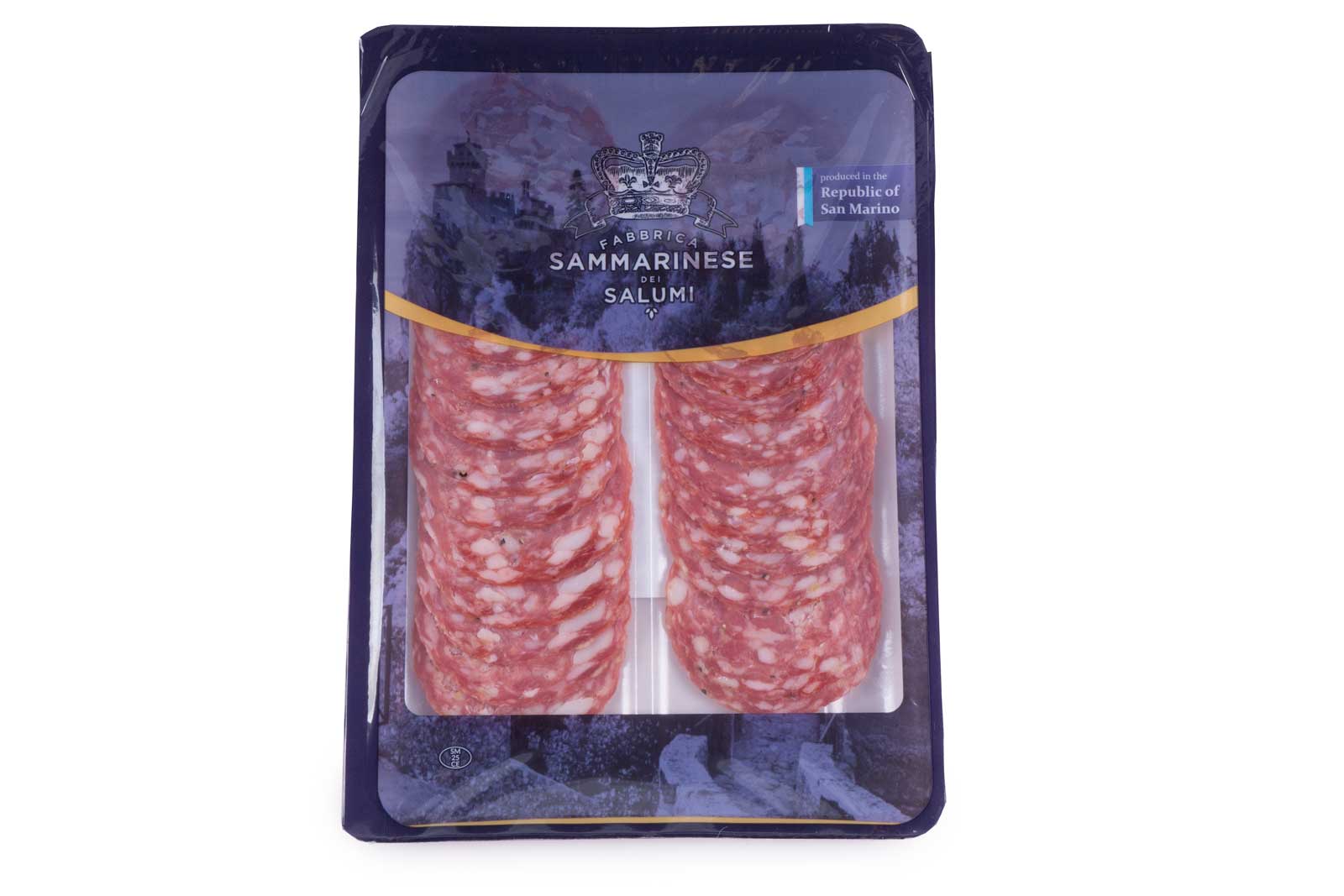 Колбаса Салями Спианата Ди Серравалле Fabbrica Sammarinese dei Salumi 100 гр - подробнее Колбаса Салями Спианата Ди Серравалле Fabbrica Sammarinese dei Salumi 100 гр