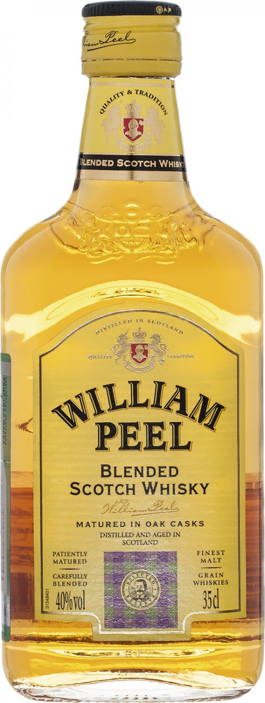 _Виски Вилльям Пил 0,35 / William Peel Blended Scotch Whisky 0.35 - подробнее _Виски Вилльям Пил 0,35 / William Peel Blended Scotch Whisky 0.35