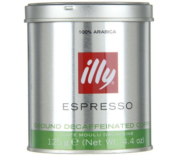 Кофе illy молотый, без кофеина, банка 125 г