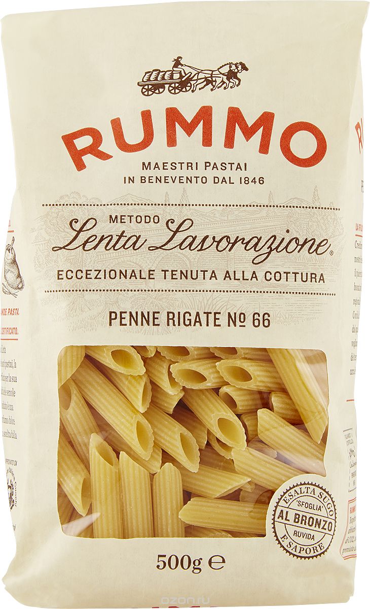 Макароны RUMMO Пенне ригате No 66 500 г - подробнее Макароны RUMMO Пенне ригате No 66 500 г