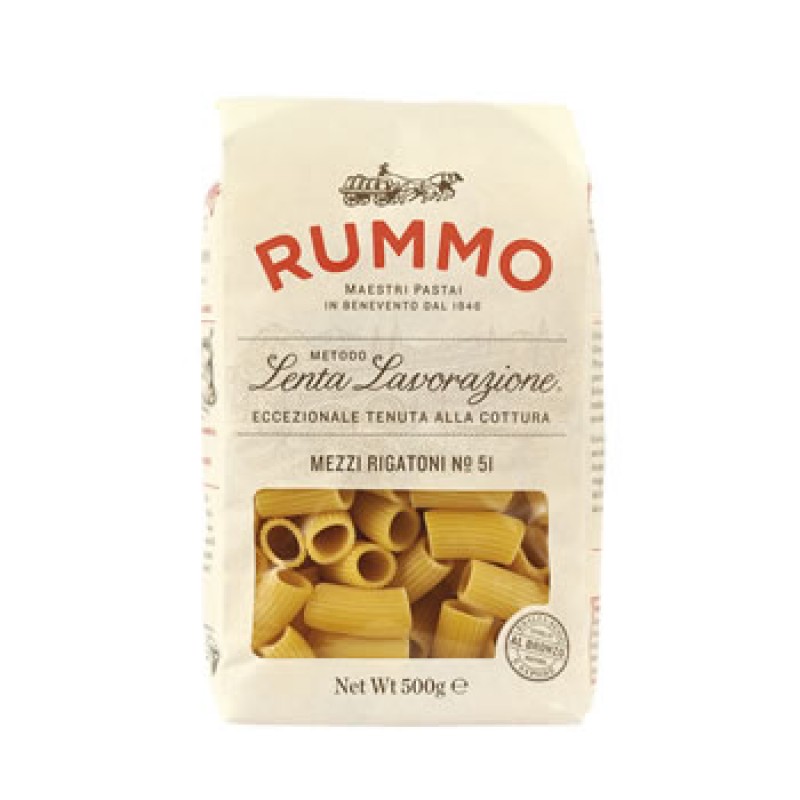 Макароны RUMMO Медзи ригатони No 51 500 г - подробнее Макароны RUMMO Медзи ригатони No 51 500 г