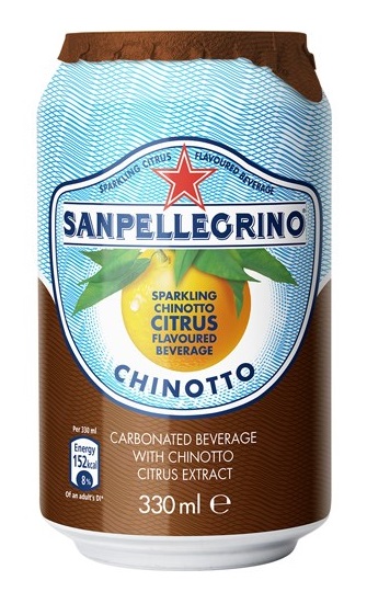 Напиток газированный СанПеллегрино Померанец 0,33 / SanPellegrino Chinotto 0.33