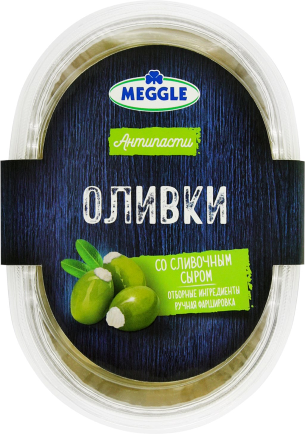Оливки с сыром Meggle Srbija d.o.o. 210 г