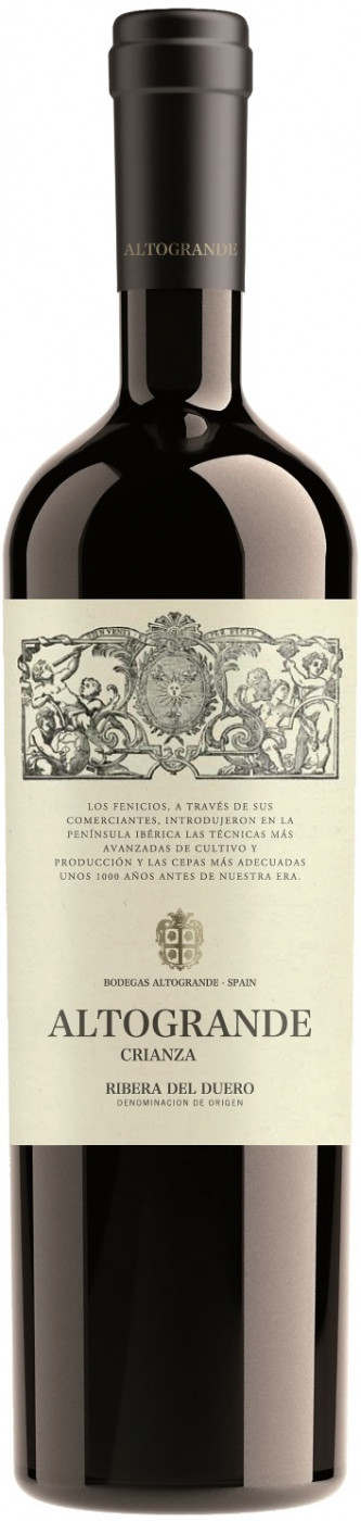 Альтогранде Крианса Рибера дель Дуэро / Altogrande Crianza Ribera del Duero - подробнее Альтогранде Крианса Рибера дель Дуэро / Altogrande Crianza Ribera del Duero