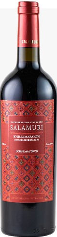 Вино красное полусладкое Киндзмараули Саламури - подробнее Вино красное полусладкое Киндзмараули Саламури
