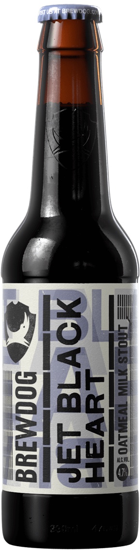 Брюдог Джет Блэк Харт Нитро Ванилла Милк Стаут / BrewDog Jet Black Heart Nitro Vanilla