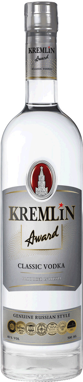 Водка Кремлин Эворд Классик 0,5 / Vodka Kremlin Award Classic 0,5