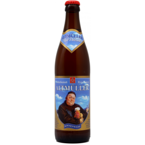 Пиво светлое нефильтрованное Альтмюллер Хефе-Вайсбир / Altmuller Hefe-Weissbier