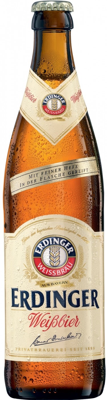 Пиво светлое нефильтрованное Эрдингер Вайсбир / Erdinger Weissbier