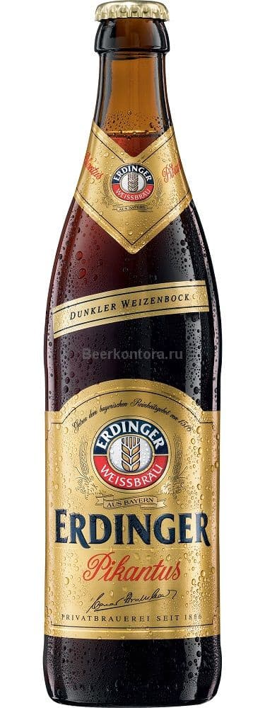 Пиво темное фильтрованное Эрдингер Темое / Erdinger Dark