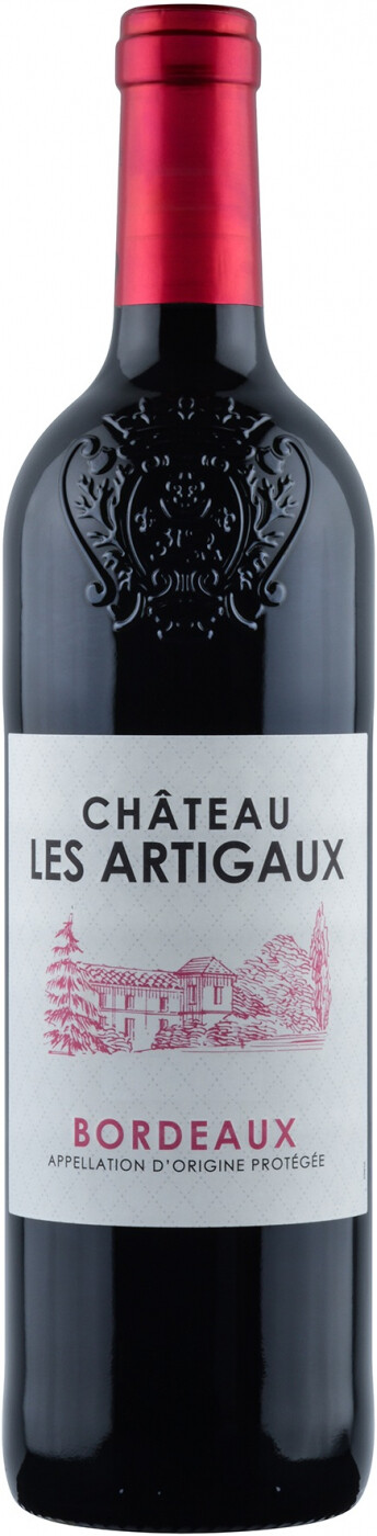 Вино красное сухое Шато ле Артиго Бордо / Chateau Les Artigaux