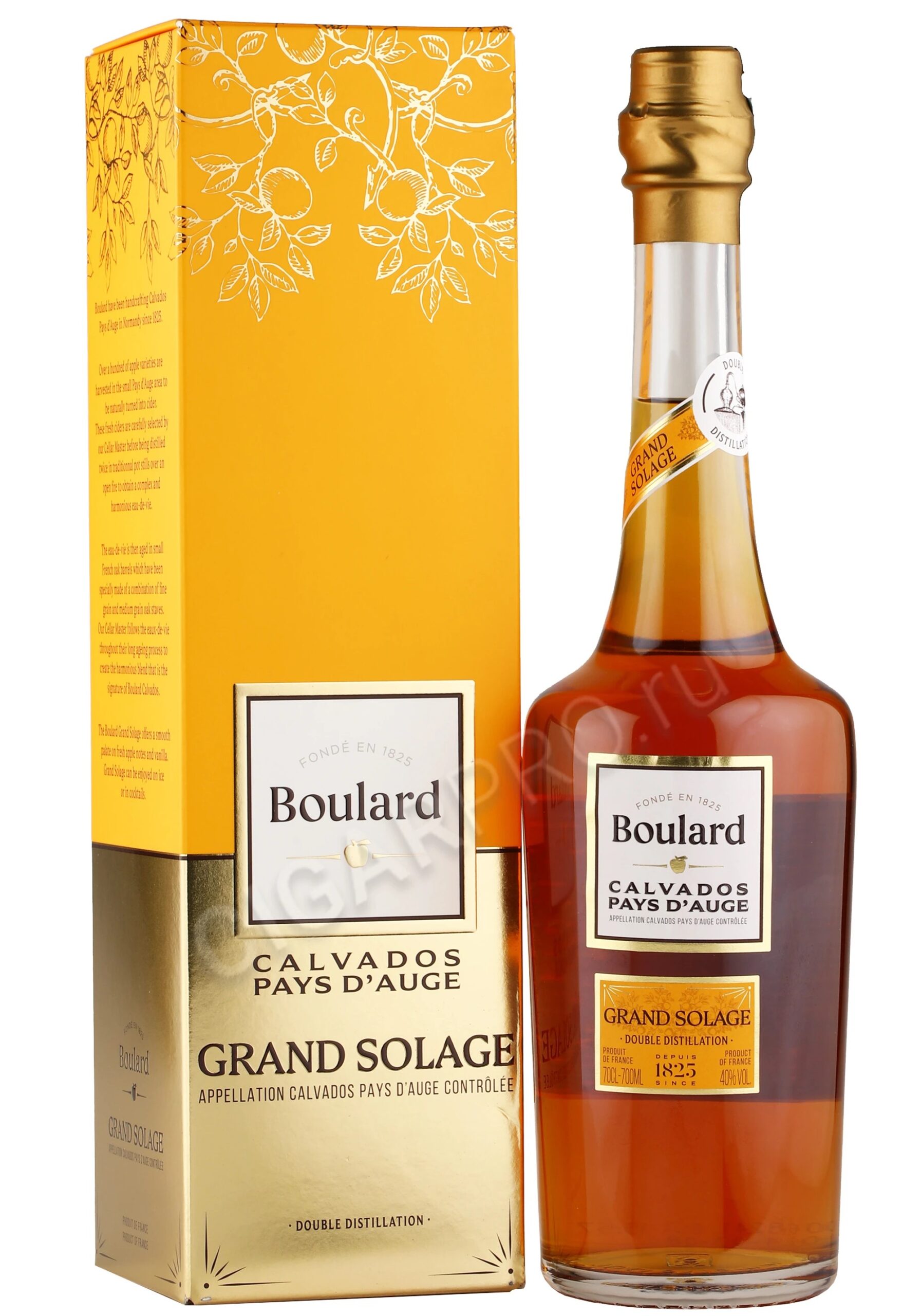 Кальвадос Булар Гран Солаж Пэи д'Ож /Calvados Boulard Grand Solage Pays d Auge