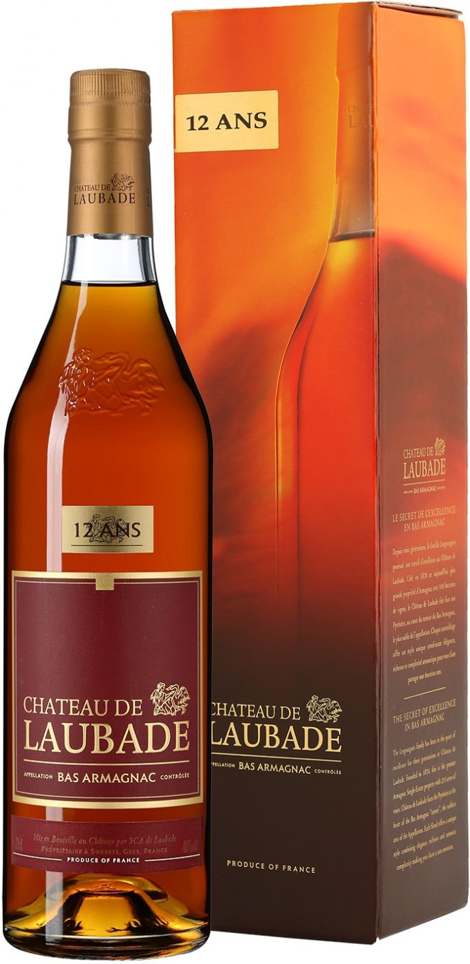 Арманьяк Шато де Лобад 12-летний / Chateau de Laubade 12 Ans