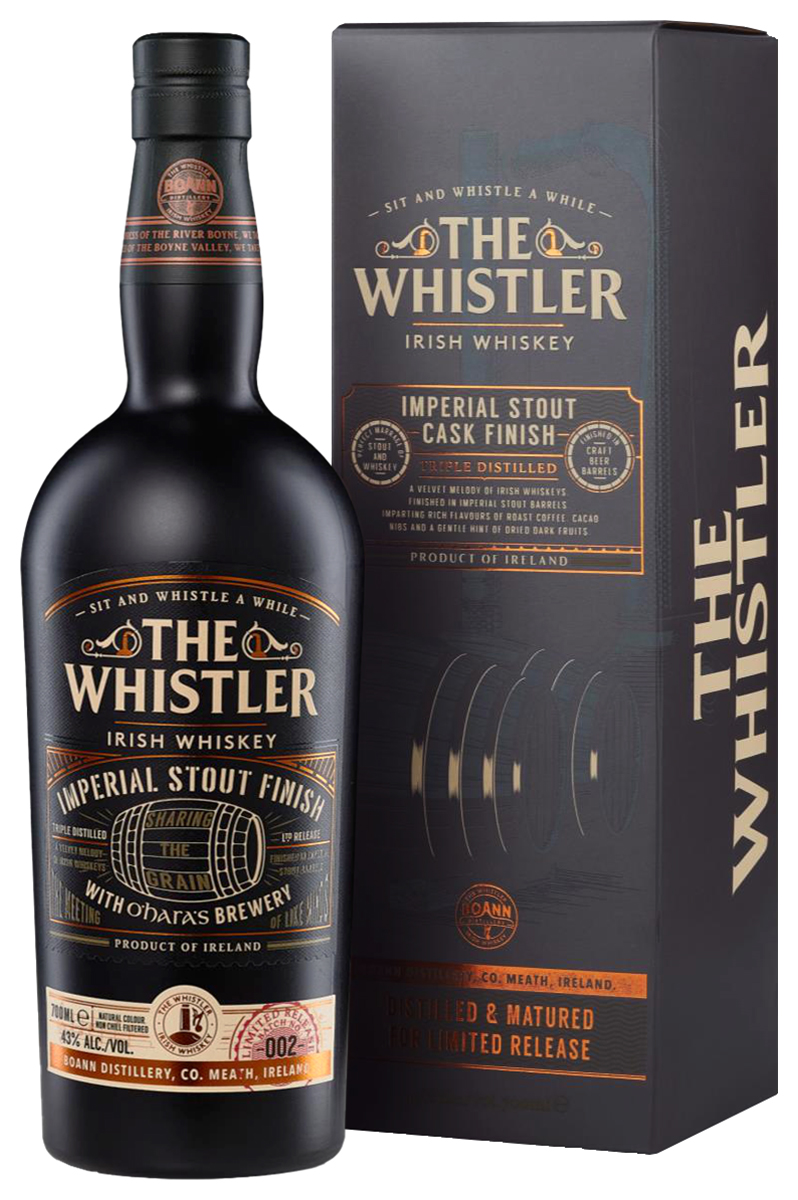 Виски ирландский Уистлер Империал Стаут Каск 43% / The Whistler Imperial Stout 0,7л