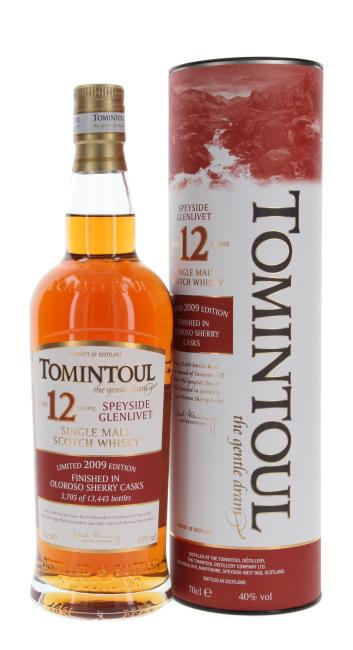 Виски Томинтул Олоросо Шерри Каск Финиш 12 лет / Tomintoul Oloroso Cherry Cask Finished 12 Years Old