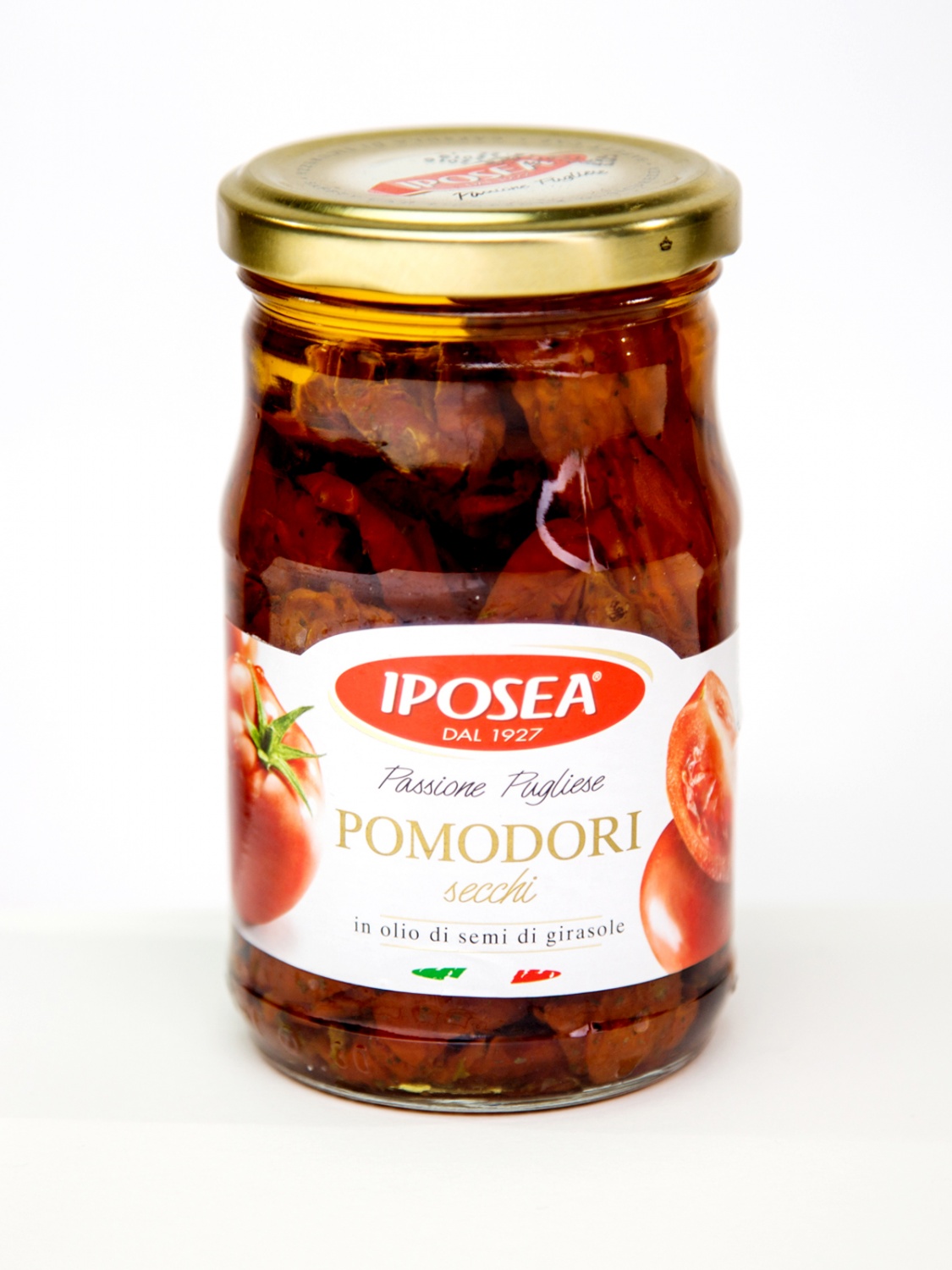 Томаты сушеные в масле IPOSEA  280 г, стекло