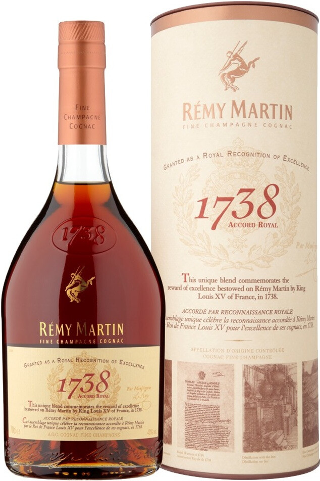 Коньяк четырехлетний Реми Мартан 1738 Аккорд Роял/Remy Martin 1738 Accord Royal