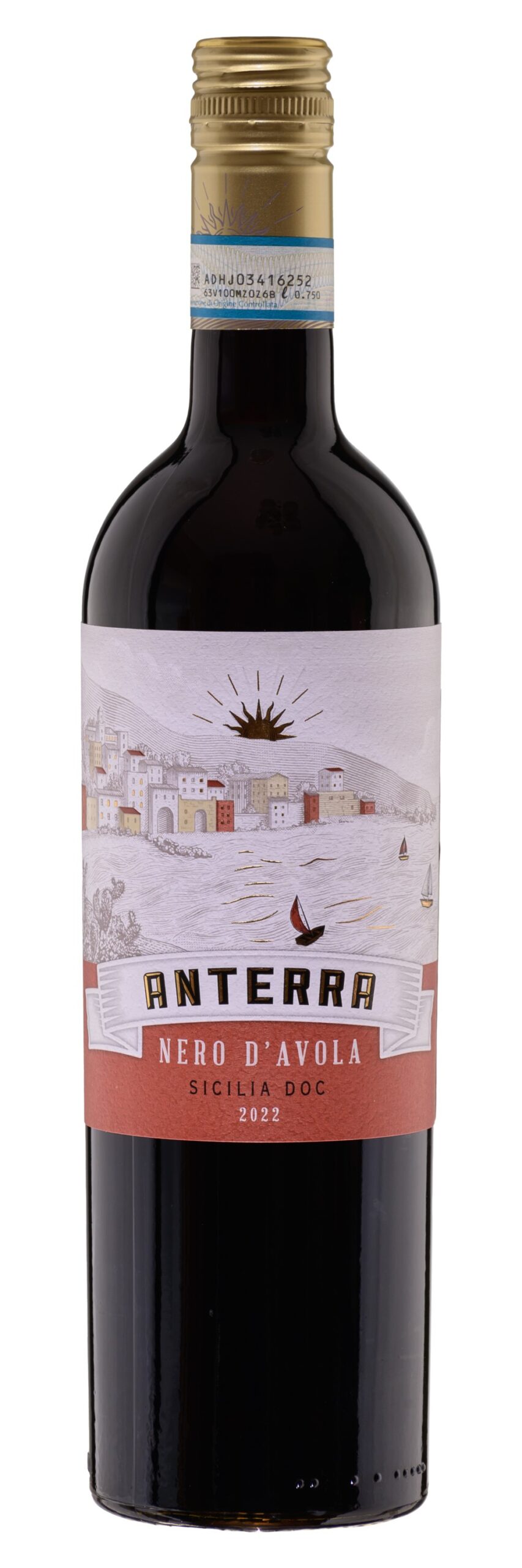 Вино полусухое красное Сицилия Антерра Неро д'Авола / Anterra Nero d'Avola - подробнее Вино полусухое красное Сицилия Антерра Неро д'Авола / Anterra Nero d'Avola