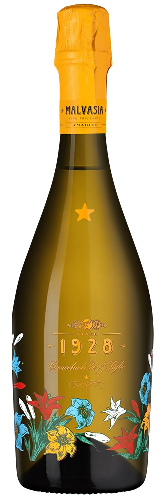 Вино игристое жемчужное полусладкое белое Кавиккьоли Мальвазия / Malvasia Frizzante Amabile