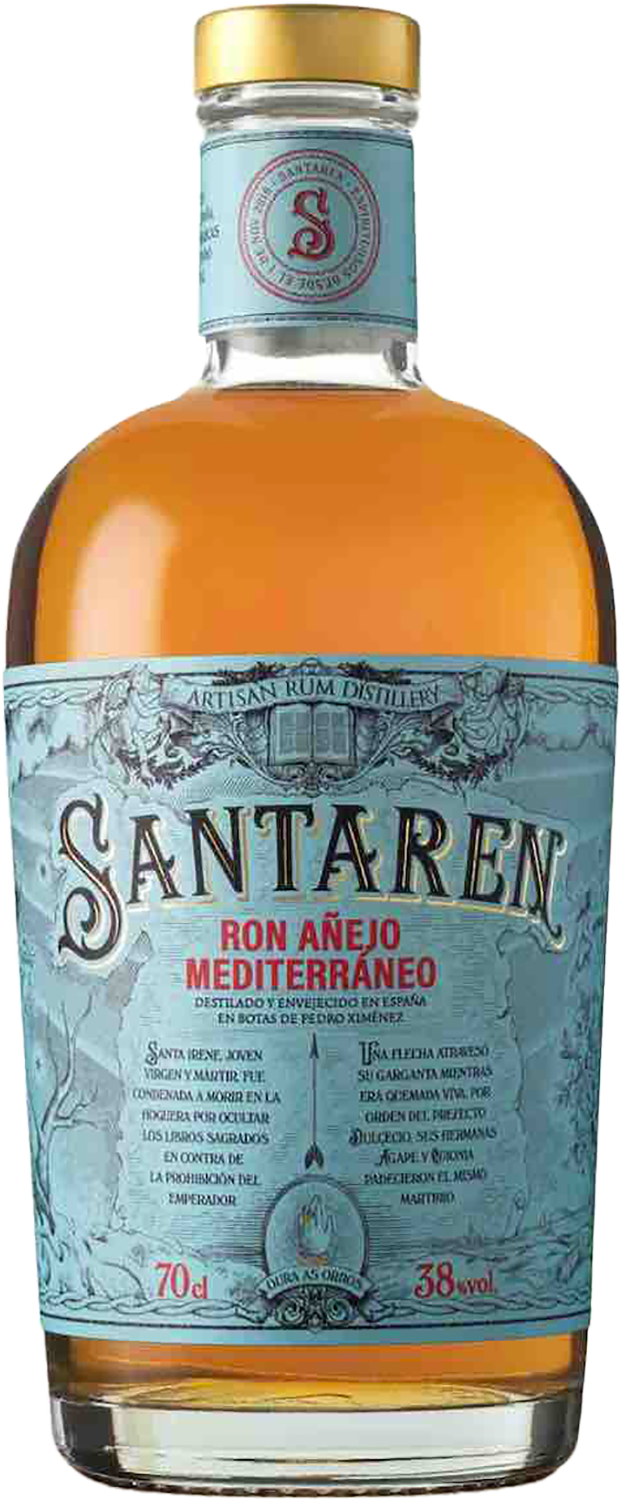 Ром выдержанный Сантарен. Аньехо. Медитеранео/Santaren Anejo Mediterraneo