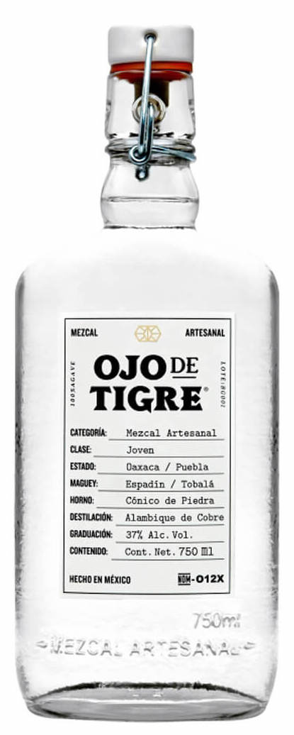Мескаль Артизаналь Охо де Тигре Ховен/Mezcal Artesanal Ojo de Tigre Joven