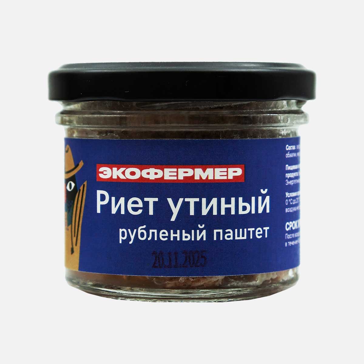 Риет утиный ст/б 100 гр. тм Экофермер