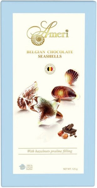 Шоколадные конфеты Ameri Belgian Chocolate Seashells ракушки, 125 гр. - подробнее Шоколадные конфеты Ameri Belgian Chocolate Seashells ракушки, 125 гр.