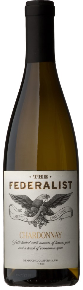 Вино сухое белое регион Калифорния Федералист Шардоне /Federalist Chardonnay